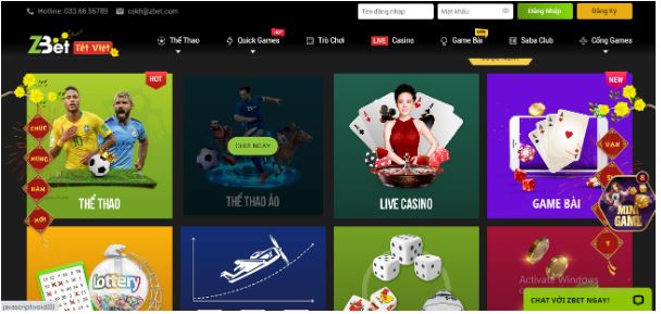 Zbet được biết đến là một trong những nhà cái sở hữu kho game cực khủng