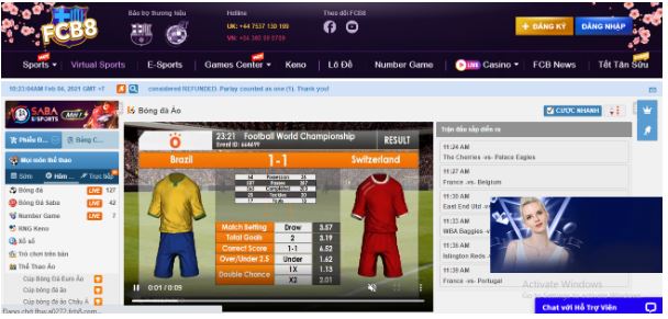 Fcb88 có tất cả những giải đấu từ nhỏ đến lớn trên toàn thế giới