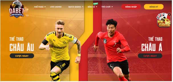 Rất nhiều trò chơi thể thao hấp dẫn diễn ra tại Dabet