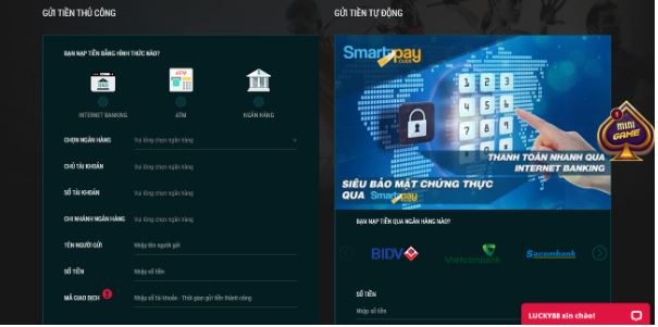 Cách rút tiền nhà cái LUCKY vô cùng đơn giản