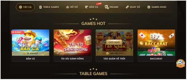 OXBET có một kho tàng game rất đồ sộ