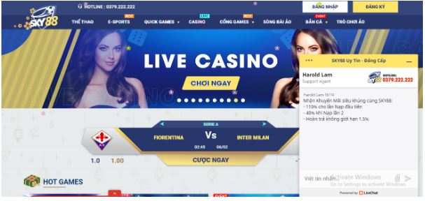 Nhà cái luôn chú trọng đến dịch vụ chăm sóc khách hàng