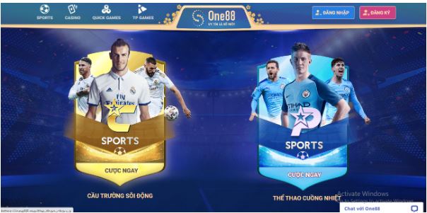 Mỗi ngày tại ONE88 có hàng trăm trận đấu thể thao hấp dẫn